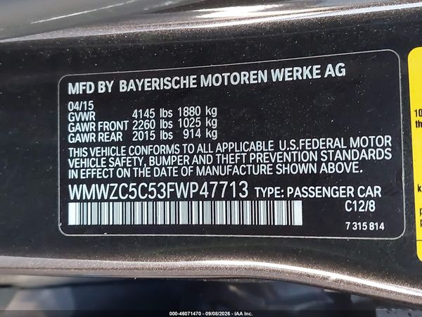 2015 MINI COUNTRYMAN COOPER S — I9