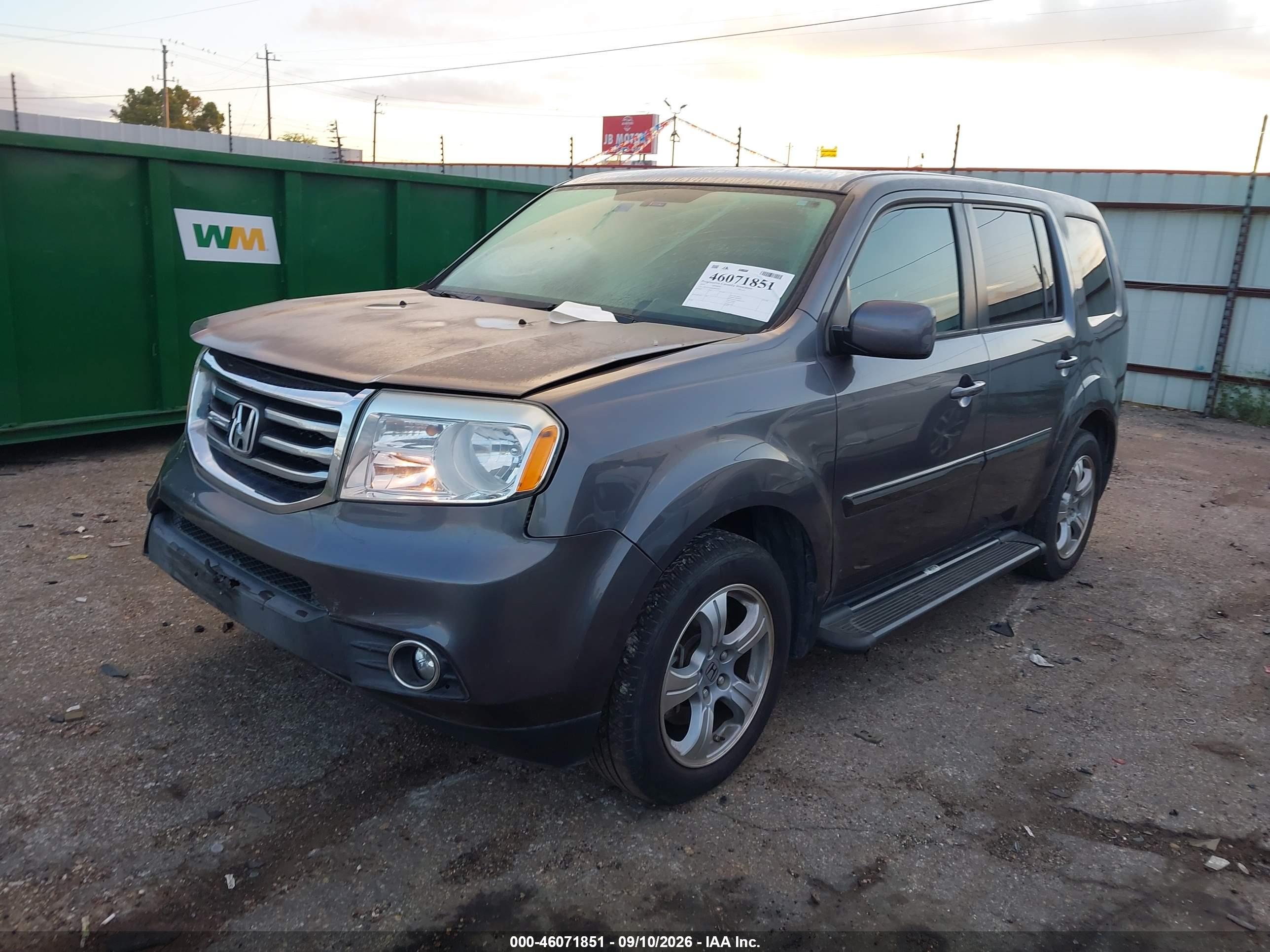 2015 HONDA PILOT EX — I2