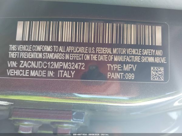 2021 JEEP RENEGADE TRAILHAWK 4X4 — I9