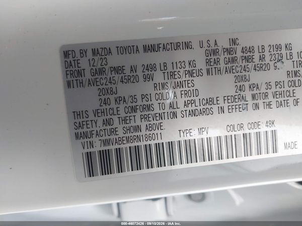2024 MAZDA CX-50 2.5 S PREMIUM PLUS — I9