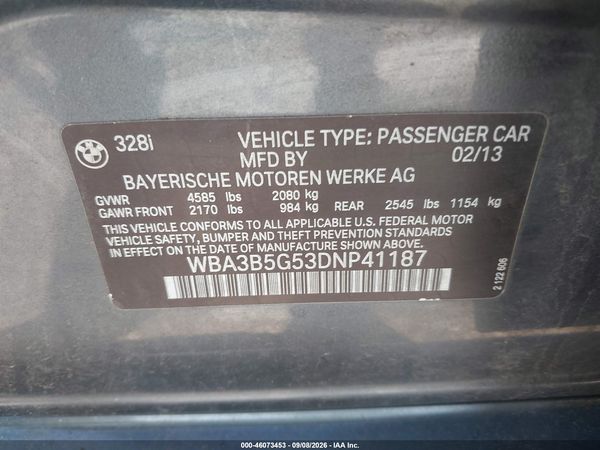 2013 BMW 328I XDRIVE