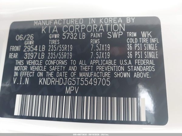 2026 KIA SORENTO HYBRID EX — I9
