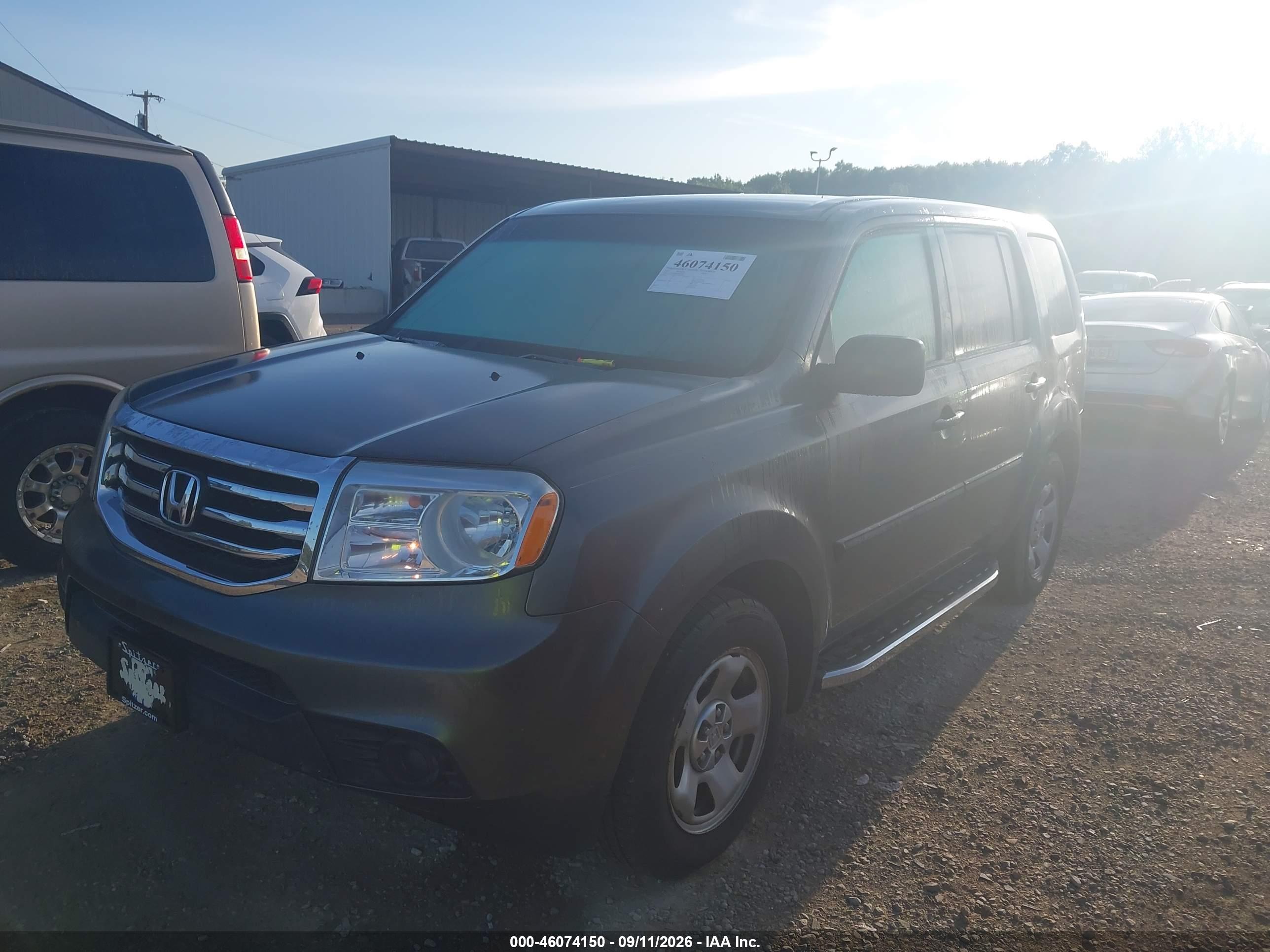 2012 HONDA PILOT LX — I2