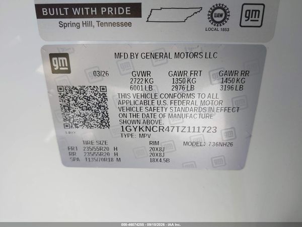 2026 CADILLAC XT5 PREMIUM LUXURY FWD — I9