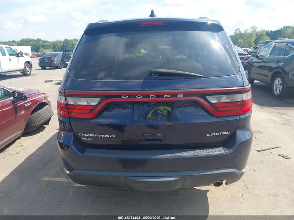 2016 DODGE DURANGO LIMITED — I119
