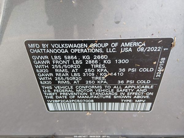 2023 VOLKSWAGEN ATLAS 2.0T SEL — I9