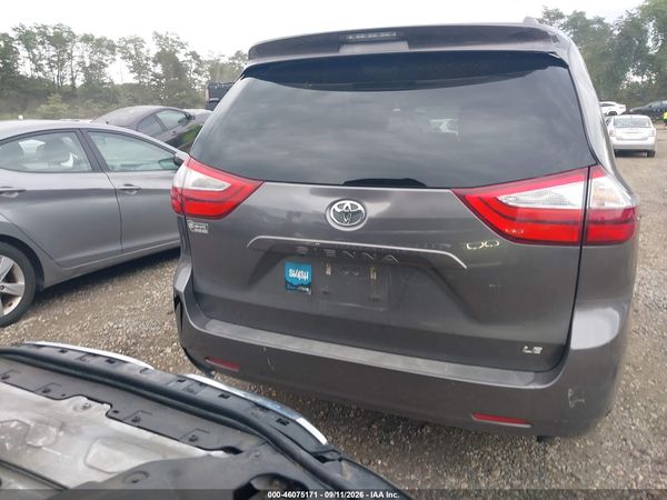 2017 TOYOTA SIENNA LE 8 PASSENGER — I119