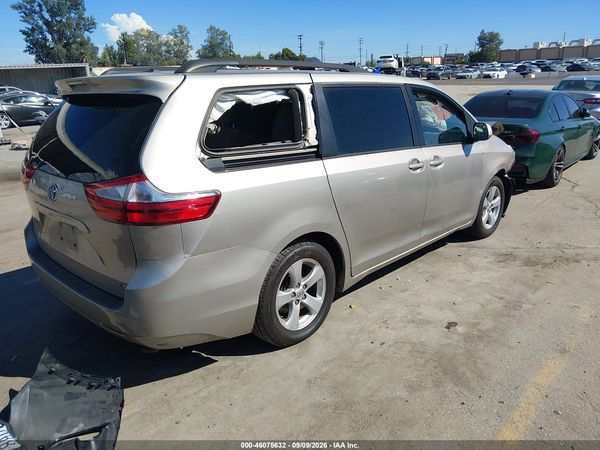 2016 TOYOTA SIENNA LE 8 PASSENGER — I4