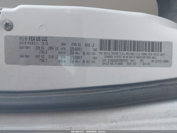 2019 DODGE GRAND CARAVAN SE