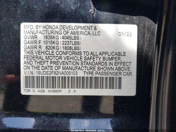 2022 ACURA ILX