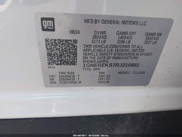 2024 CHEVROLET TRAVERSE FWD LS — I9