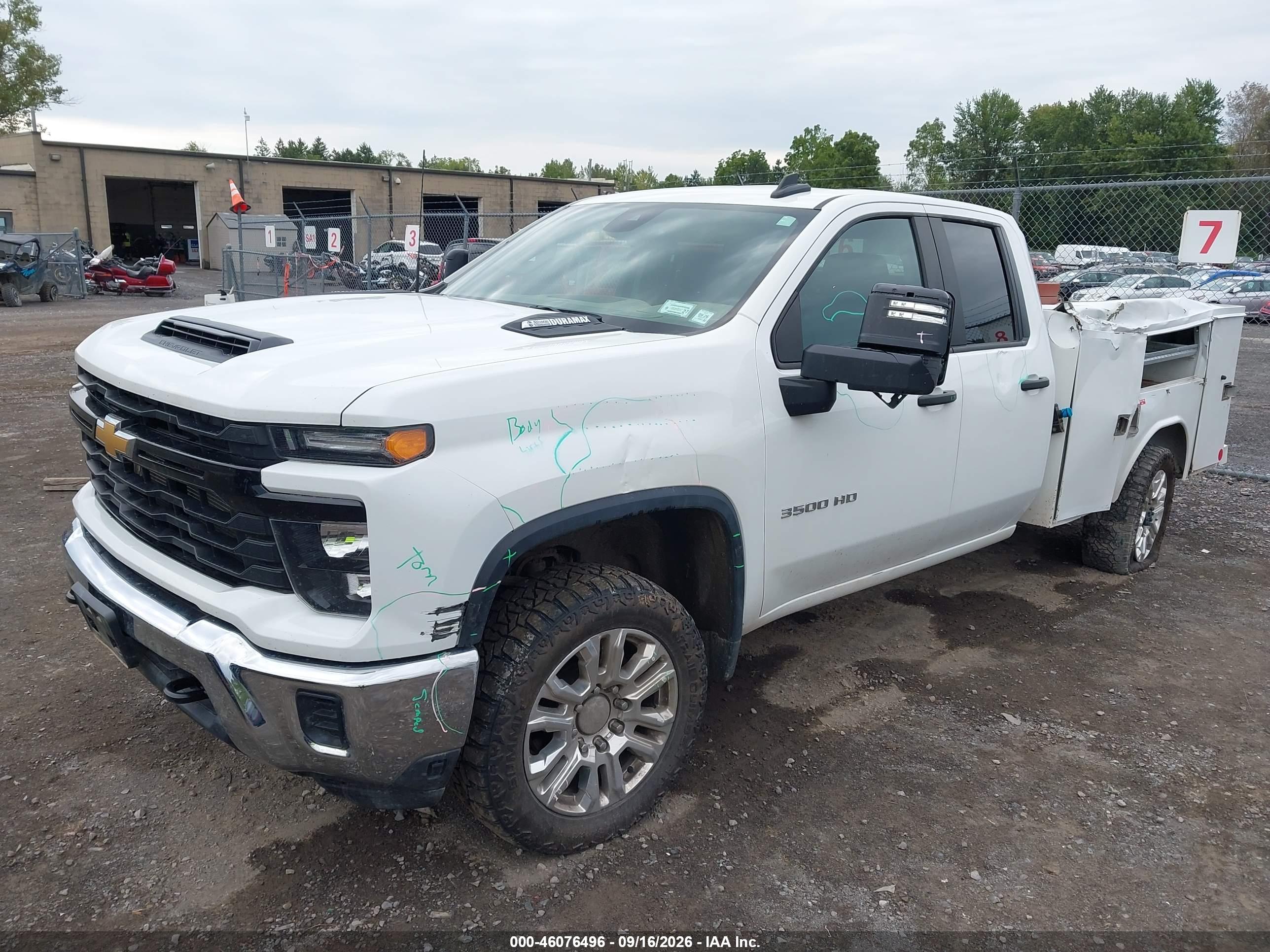 2025 CHEVROLET SILVERADO 3500HD 4WD  LONG BED WORK TRUCK — I2