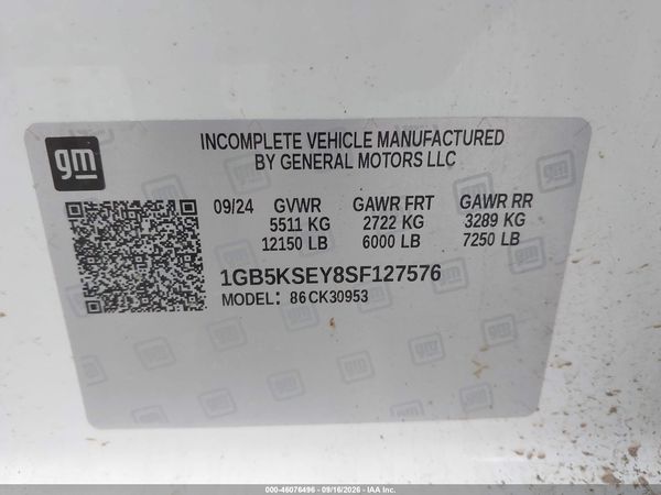 2025 CHEVROLET SILVERADO 3500HD 4WD  LONG BED WORK TRUCK — I9