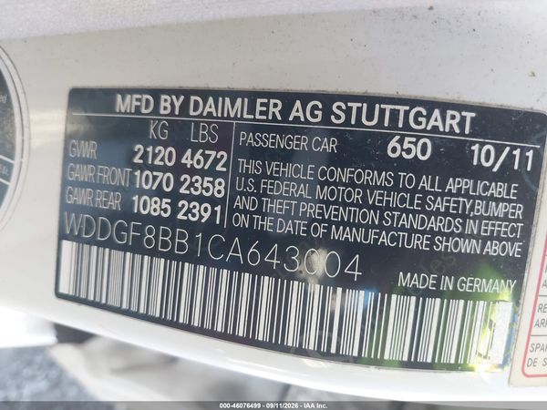 2012 MERCEDES-BENZ C 300 SPORT 4MATIC — I9