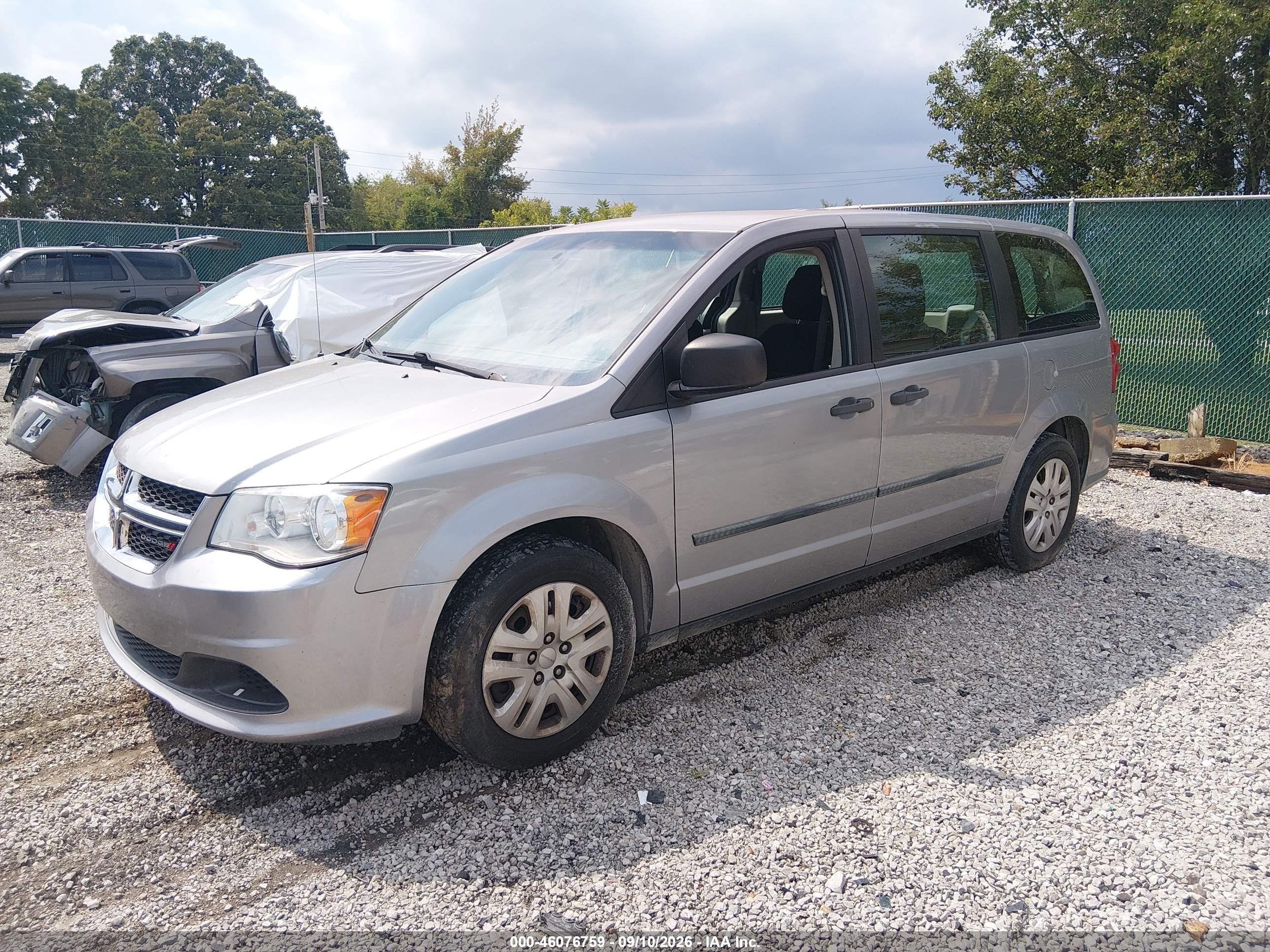 2016 DODGE GRAND CARAVAN AMERICAN VALUE PKG — I2