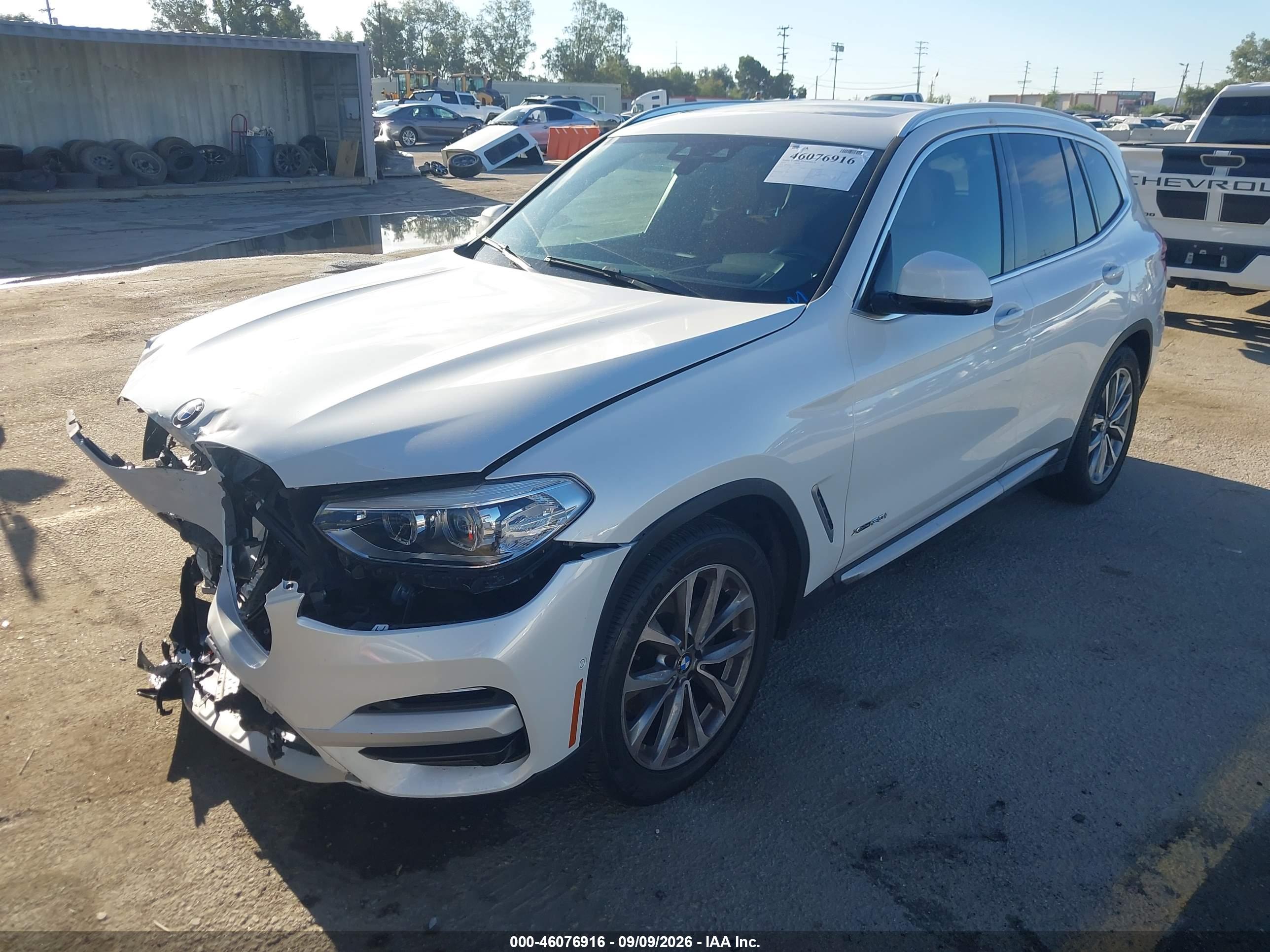 2018 BMW X3 XDRIVE30I — I2