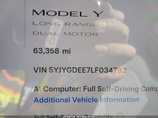 2020 TESLA MODEL Y — I118