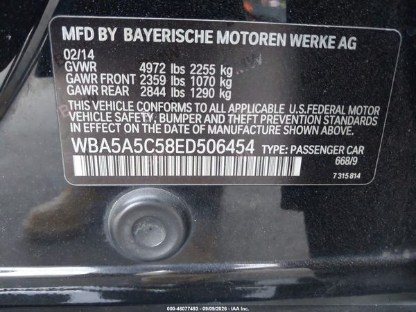 2014 BMW 528I — I9