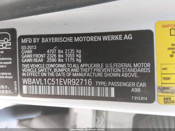 2014 BMW X1 XDRIVE28I — I9