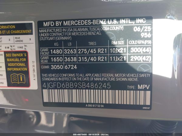 2025 MERCEDES-BENZ AMG GLE 53 COUPE 4MATIC+ — I9