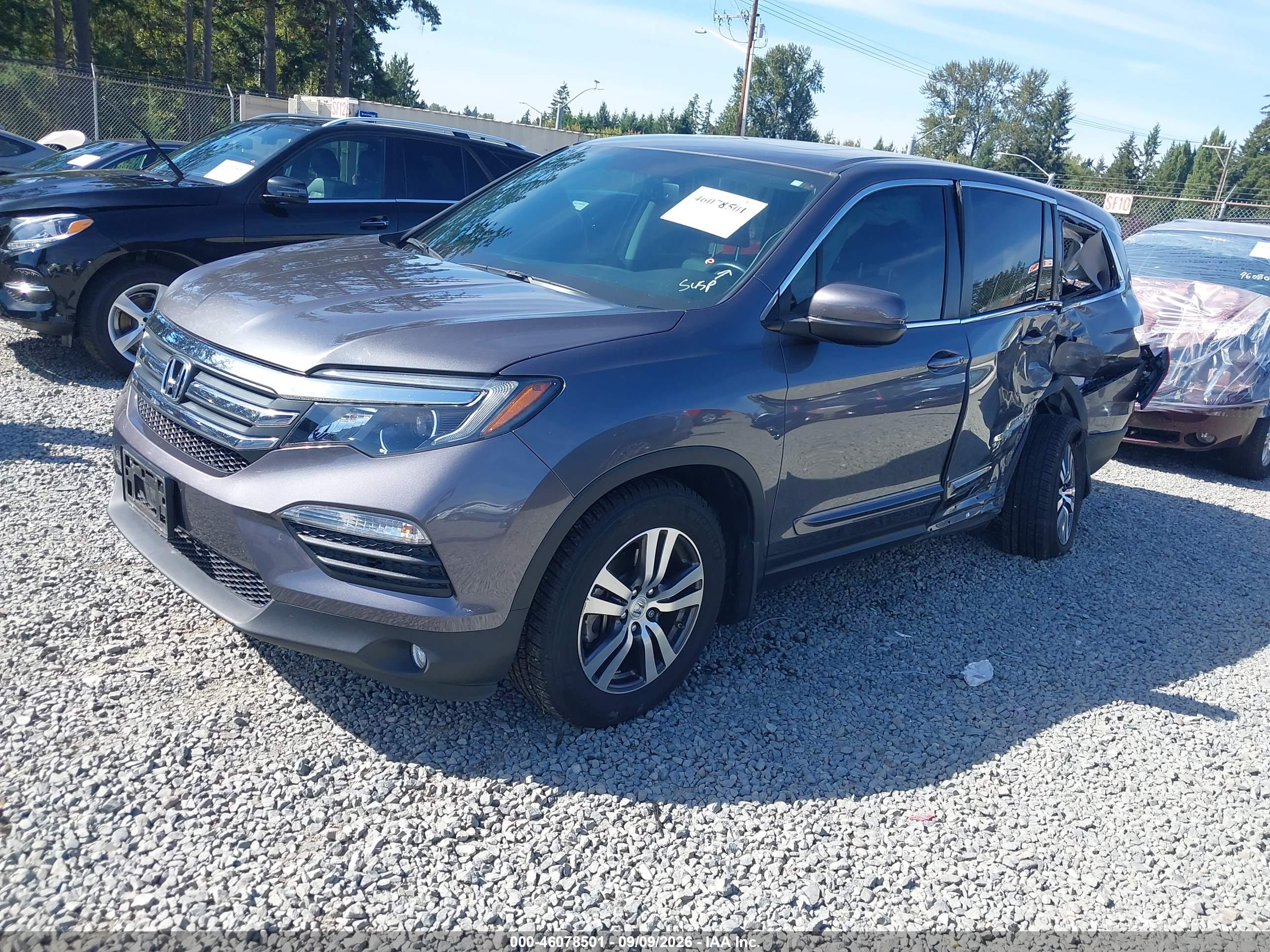 2016 HONDA PILOT EX-L — I2