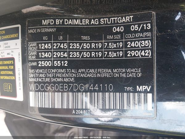 2013 MERCEDES-BENZ GLK 250 BLUETEC 4MATIC