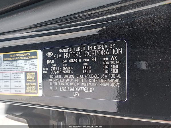 2021 KIA SOUL LX