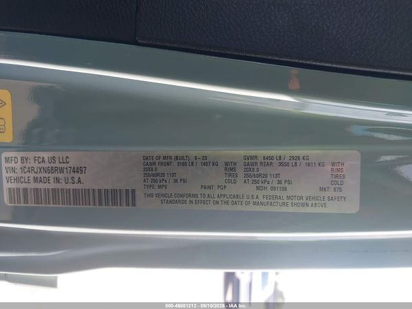 2024 JEEP WRANGLER 4XE SPORT S 4XE — I9