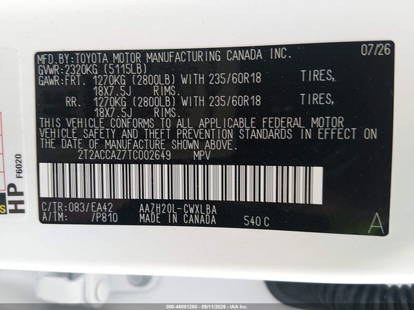 2026 LEXUS NX 350H 350h Base — I9