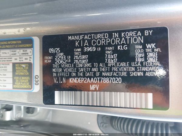 2026 KIA SELTOS LX