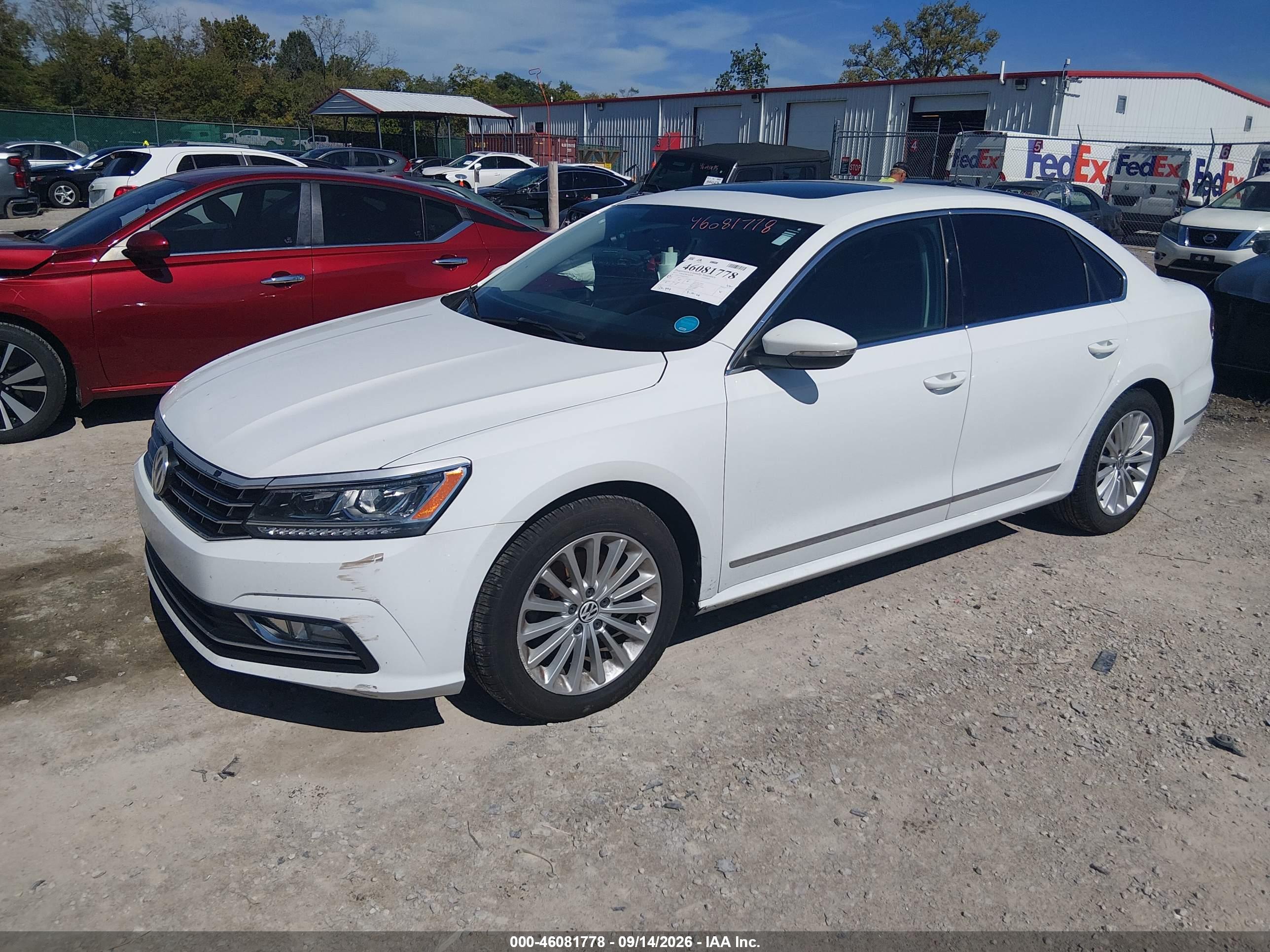 2017 VOLKSWAGEN PASSAT 1.8T SE — I2