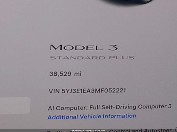 2021 TESLA MODEL 3 — I118
