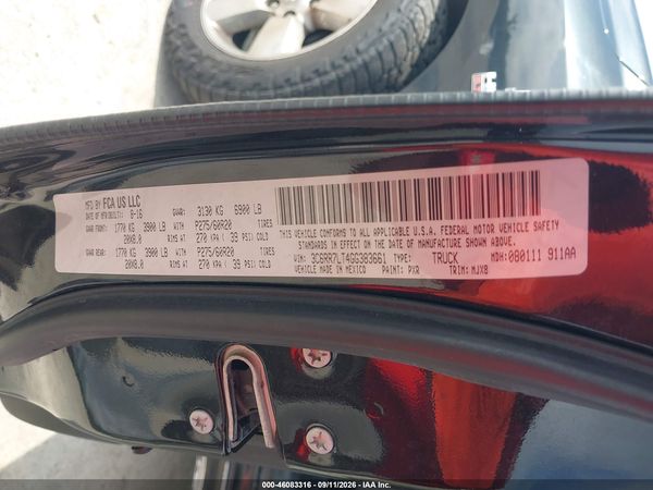 2016 RAM 1500 BIG HORN — I9