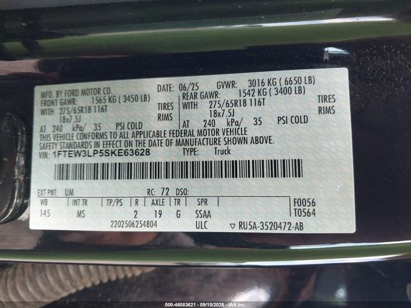 2025 FORD F-150 XLT