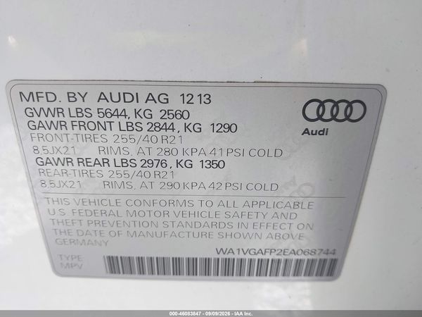 2014 AUDI SQ5 3.0T PREMIUM PLUS