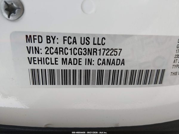 2022 CHRYSLER VOYAGER LX — I9