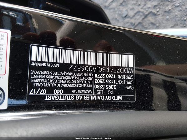 2018 MERCEDES-BENZ E 300 4MATIC — I9