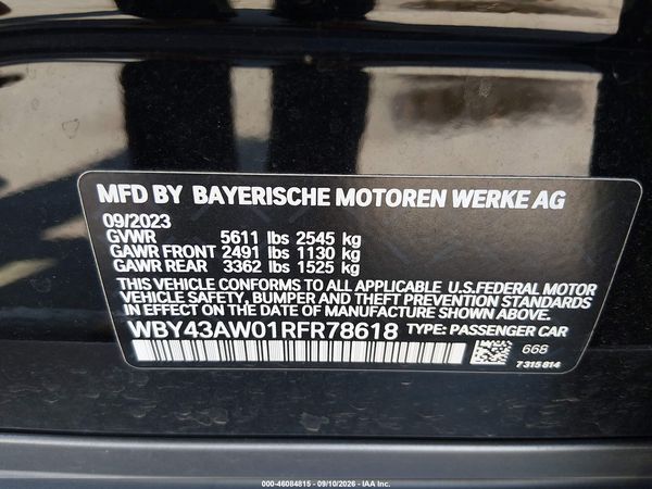 2024 BMW I4 GRAN COUPE EDRIVE35 — I9