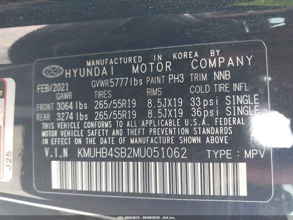 2021 GENESIS GV80 2.5T RWD — I9