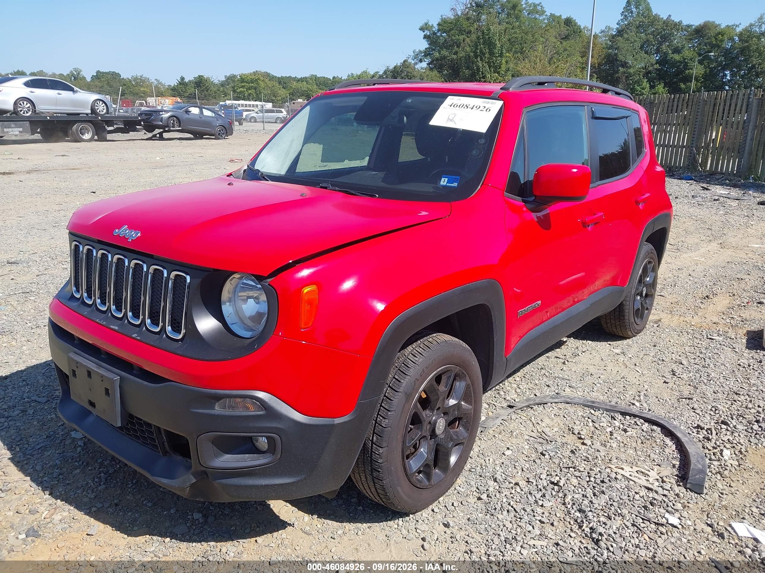2016 JEEP RENEGADE LATITUDE — I2