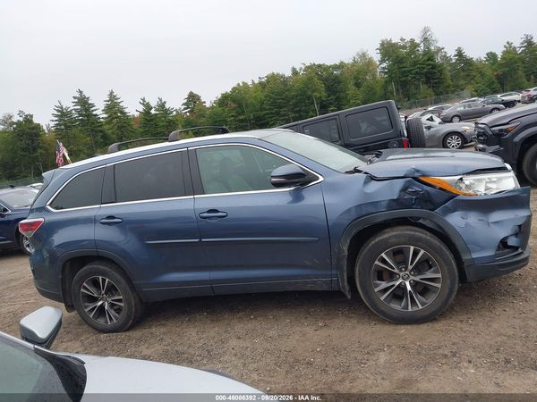 2016 TOYOTA HIGHLANDER XLE V6 — I116