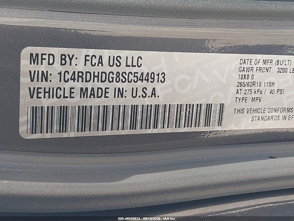 2025 DODGE DURANGO GT RWD