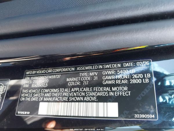 2026 VOLVO XC60 B5 PLUS — I9