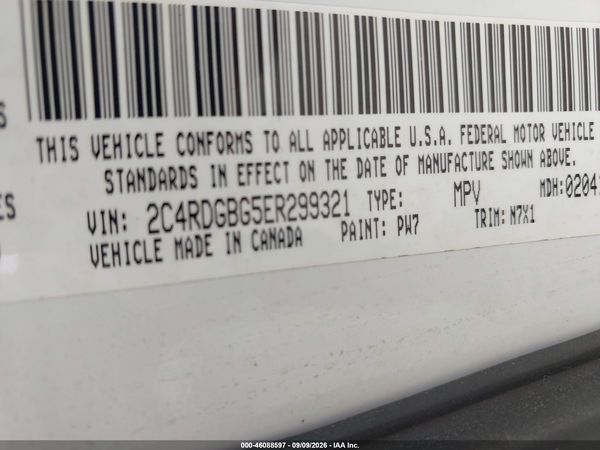 2014 DODGE GRAND CARAVAN SE 30TH ANNIVERSARY