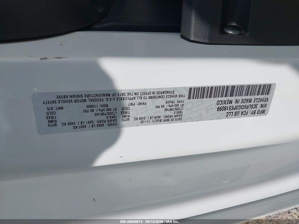 2023 RAM PROMASTER 2500 HIGH ROOF 159 WB