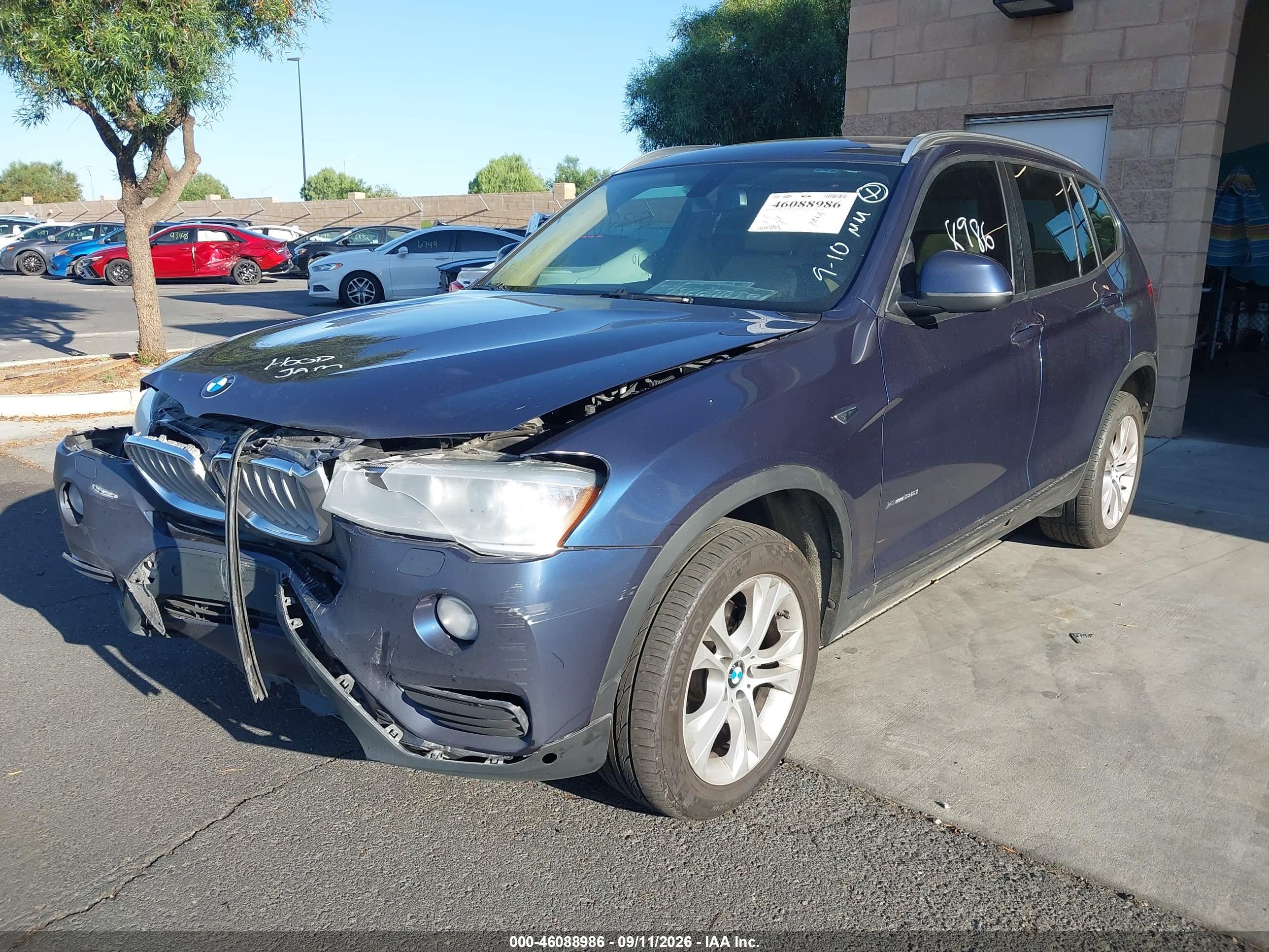 2017 BMW X3 XDRIVE35I — I2