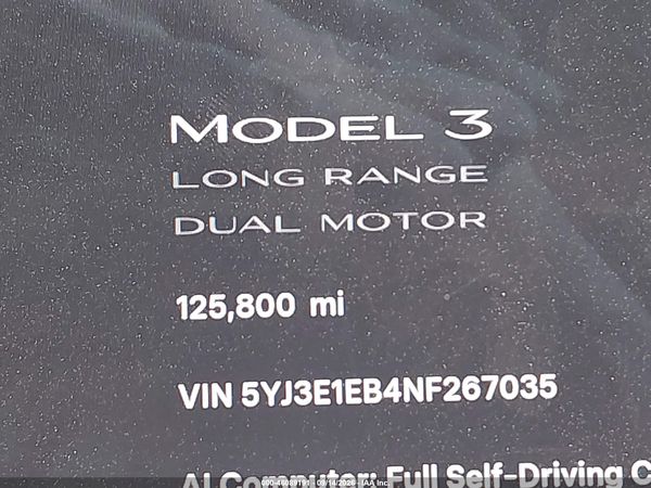 2022 TESLA MODEL 3 — I118