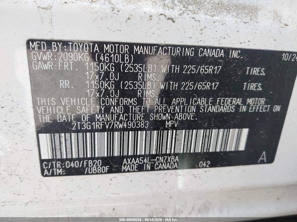 2024 TOYOTA RAV4 LE — I9