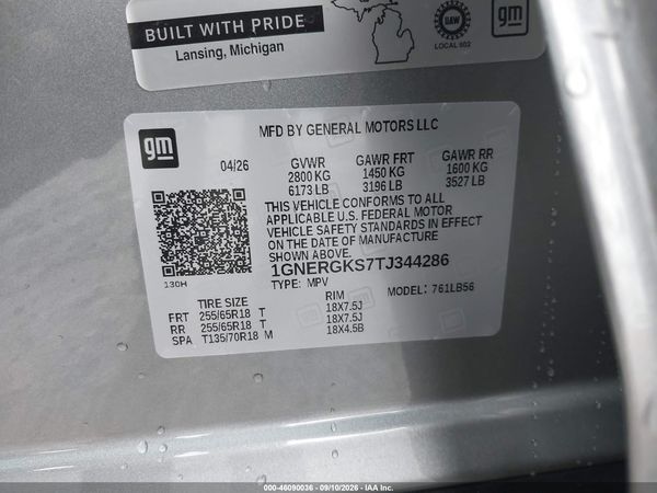 2026 CHEVROLET TRAVERSE FWD LT — I9