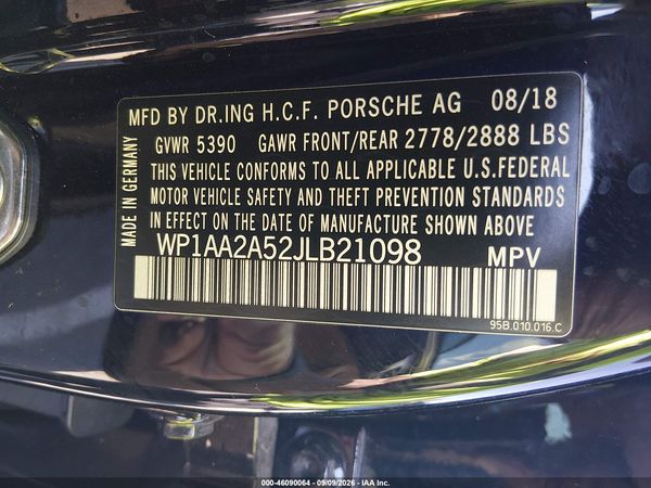 2018 PORSCHE MACAN